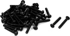 M3x20mm Button Head Hex Socket Cap Screw Bolt Black 50pcs