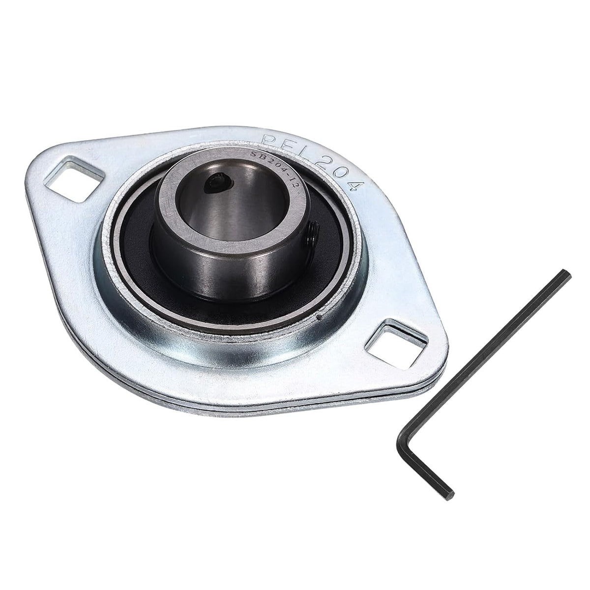 SBPFL204-12 Pillow Block Bearings 3/4" Bore Bearing Units 304 Stainless Steel Flange Mounted Bearing Housing with Wrench