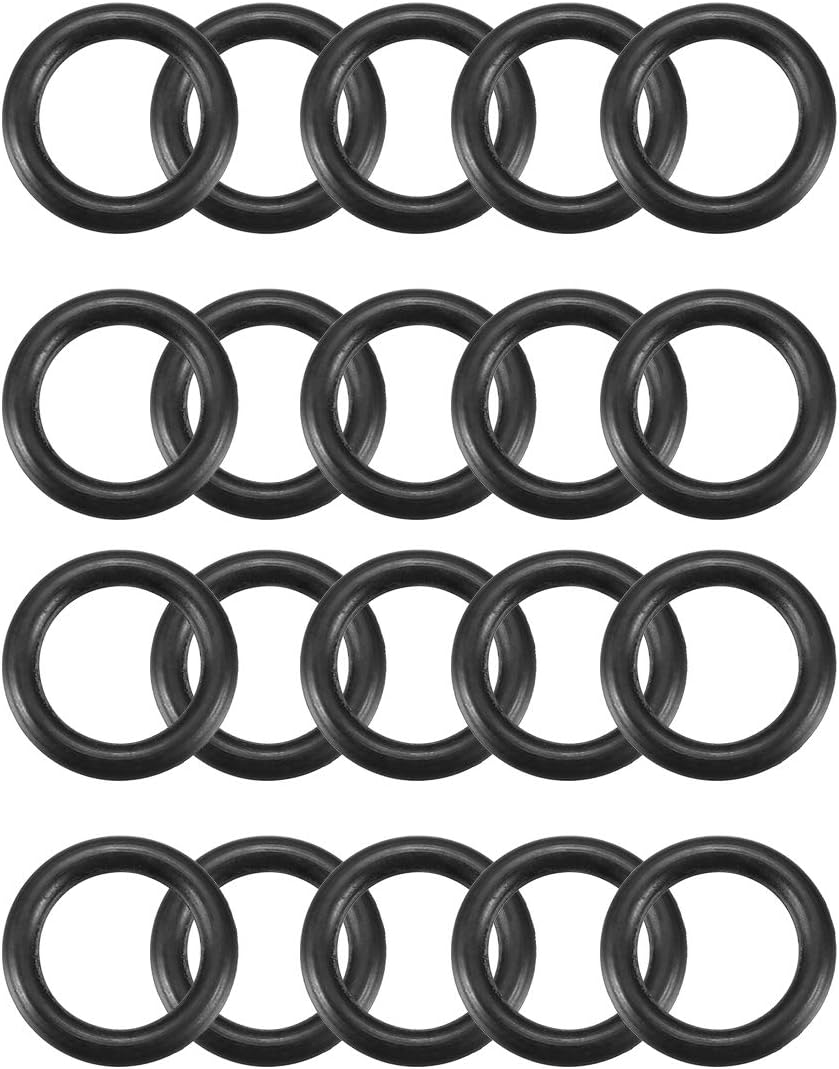 Nitrile Rubber O-Rings, 16.5mm OD 11.2mm ID 2.65mm Width, Metric Sealing Gasket, Pack of 20