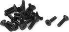 M5 x 20mm Metric Hex Socket Countersunk Head Screw Bolts Black 20PCS