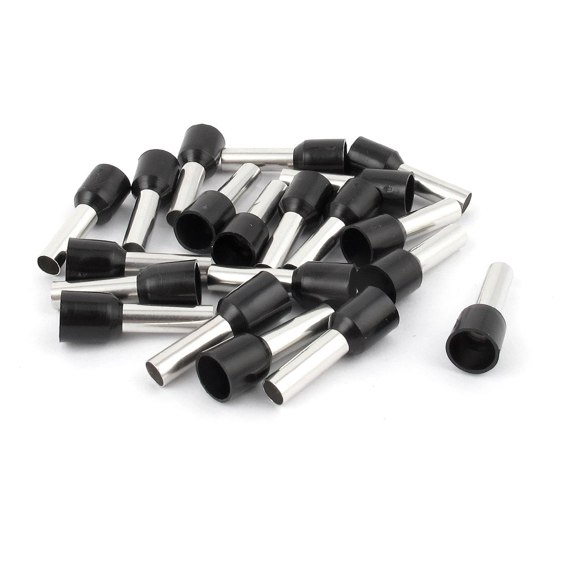 Wire Crimp Cord End Terminal Insulated Ferrule E6012 10AWG with 20 Piece, Black