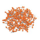 200pcs Orange AWG 22 Wire Copper Crimp Insulated Pin End Ferrules Terminal