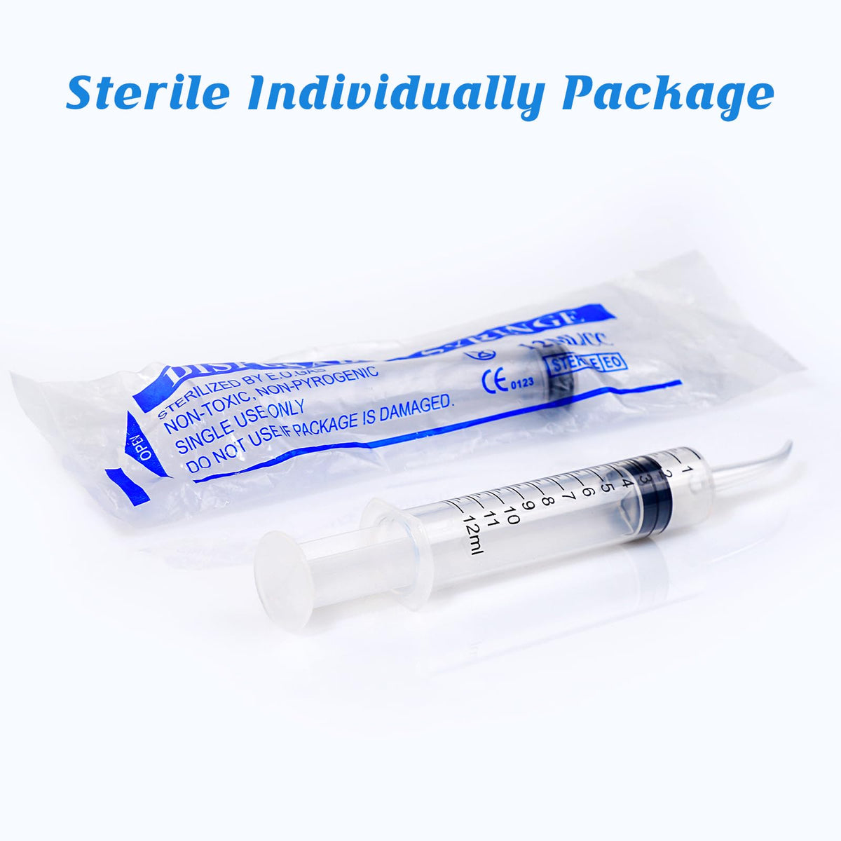 치아이림지 주사기, 12ml 치료 주사기 (20개 세트)