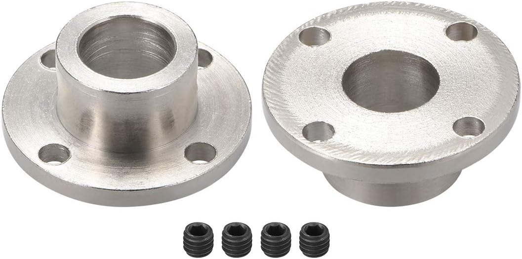 12mm Inner Dia H13*D18 Rigid Flange Coupling Motor Guide Shaft Coupler Motor Connector 2PCS for DIY Parts