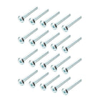 M6x50mm Furniture Bolts Hex Socket Screws Fastener Zinc Plated 20pcs