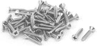 3.5mmx19mm 304 Stainless Steel Flat Head Phillips Drive Self Tapping Screw 50pcs