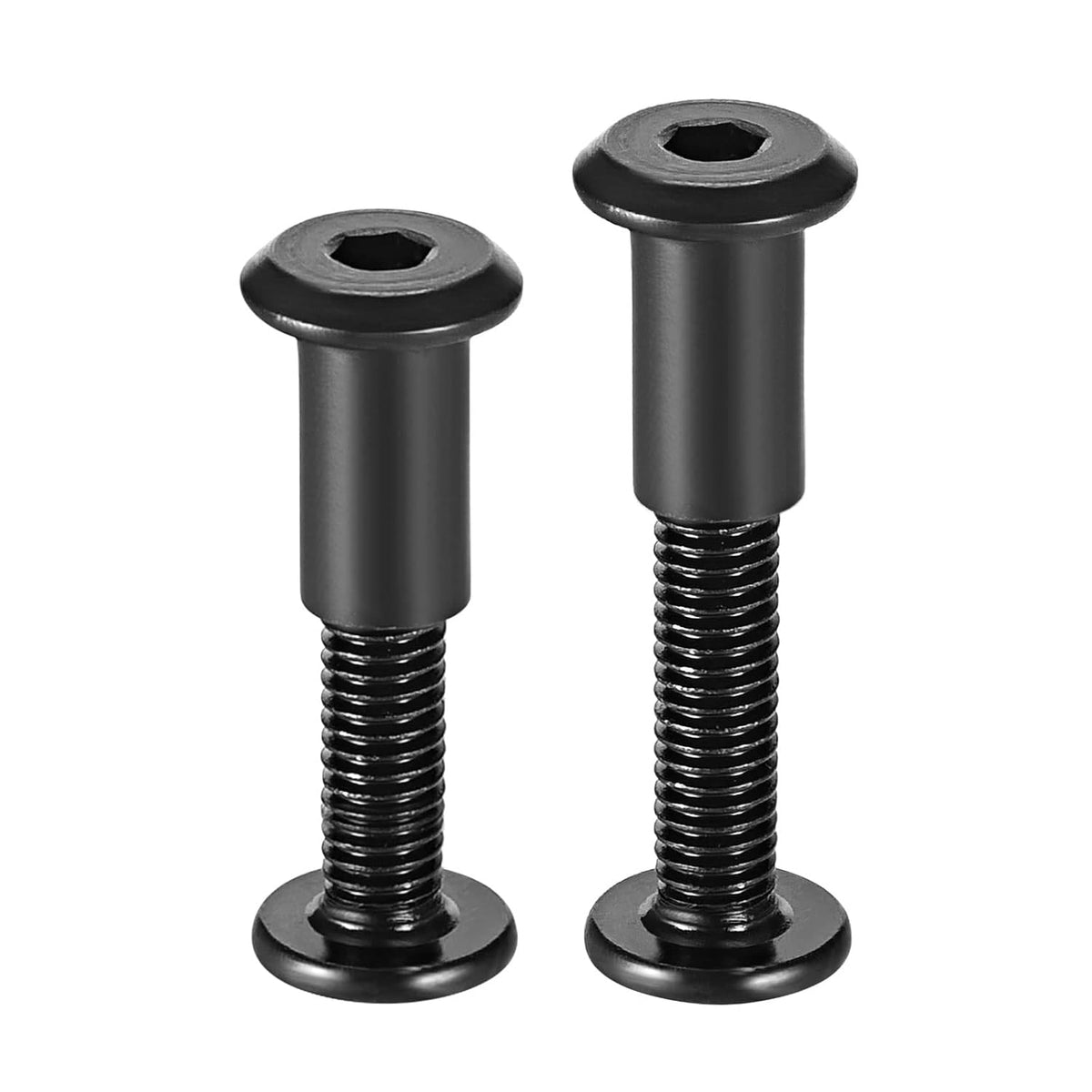 Screw Post Male M6x30mm M6x40mm Binding Bolts Carbon Steel Black, Total 20 Sets