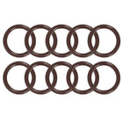 Fluorine Rubber O-Rings 19mm OD 14mm ID 2.5mm Width, Metric FKM Sealing Gasket, Pack of 10