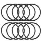 Nitrile Rubber O-Rings, 52mm OD 46mm ID 3mm Width, Metric Sealing Gasket, Pack of 10