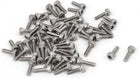 M1.4 x 5mm Thread 304 Stainless Steel Hex Socket Head Cap Screw DIN912 60pcs
