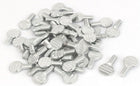 M6 x 12mm Machine Threaded Carbon Steel Racket Thumb Screws 50 Pcs