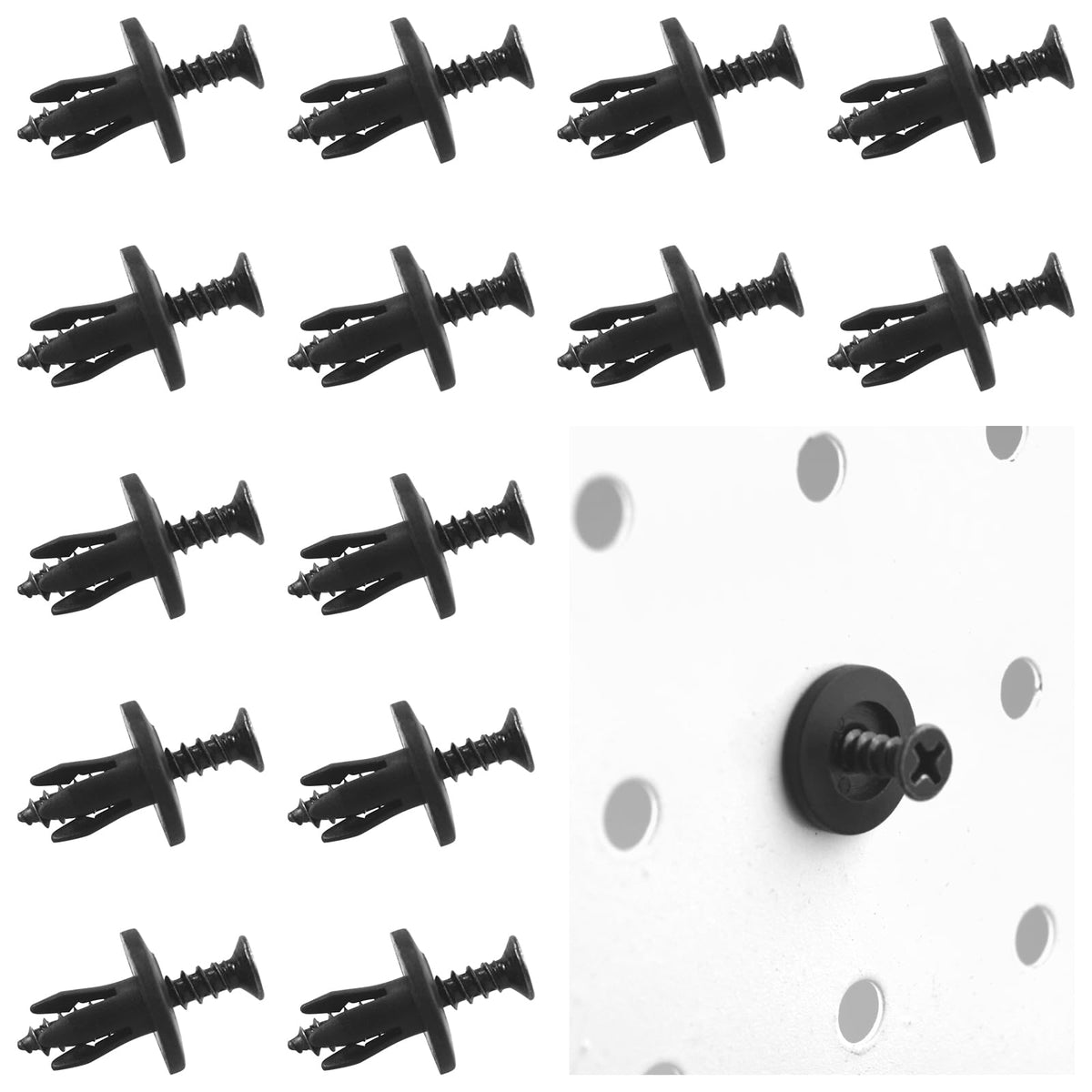 Pegboard Nagler med Innleggsbolter for Hengende Montering (Liten Størrelse)