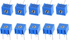 3362 Trimmer Potentiometer 50K Ohm Top Adjustment Horizontal Variable Resistors 10Pcs