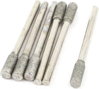 3mm Shank 4mm Cylinder Head Mounted Points Grinding Bit 6 Pcs
