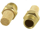 2 x 1/4" PT Thread Sintered Pneumatic Air Exhaust Silencer Muffler