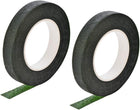 LinkMejor 1/2-inch Wide 30Yard Dark Green Floral Tape Flower Adhesives Floral Arrangement Kits 2 Pcs