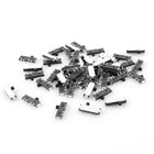 50 Pcs On/Off/On 3-Position 8 Pin DPDT Surface Mounted Devices SMT Slide Switch 10mm x 3mm