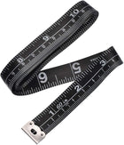 LinkMejor Cloth Tape Measure for Body 150cm 60 Inch Metric Inch Measuring Tape Soft Dual Sided for Tailor Sewing Black