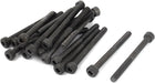M4 x 45mm 12.9 Alloy Steel Hex Socket Head Cap Screws Bolt Black 20pcs