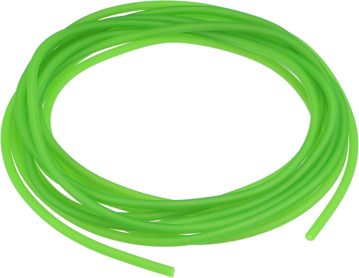 Latex Tubing 2mm ID 5mm OD 5m Elastic Rubber Hose Fluorescent Green