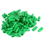 PVC Wire Cord Terminal End Protective Sleeve Caps with 200 Piece, 35 mm, Green