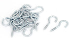 Garden Vine Wire 31x15mm Zinc Plated Screw Eye Hook Eyelet Bolt 20pcs