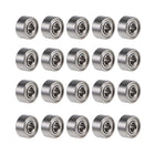 681XZZ Deep Groove Ball Bearings 1.5mm Inner Dia 4mm OD 2mm Bore Double Shielded Chrome Steel Z2 20pcs