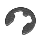 E-Clip Circlip Fit for 3.5mm External Retaining Shaft Ring Carbon Steel Black 30pcs