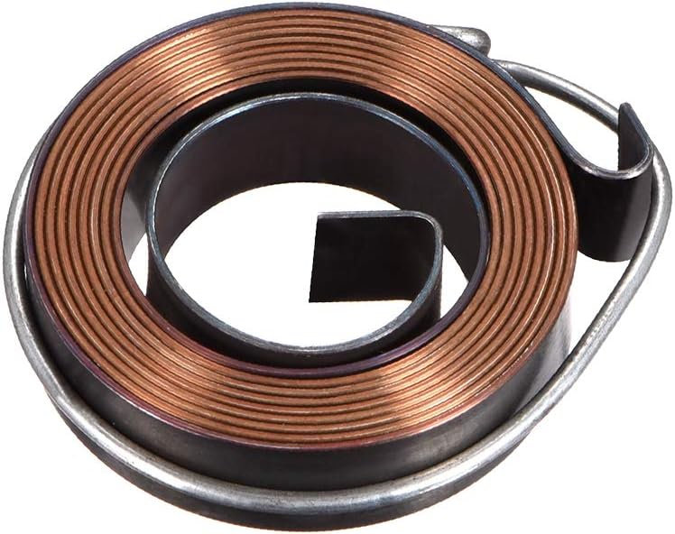 Drill Press Return Spring, Quill Spring Feed Return Coil Spring Assembly, 3.3Ft Lengt, 40 x 10 x 0.8mm