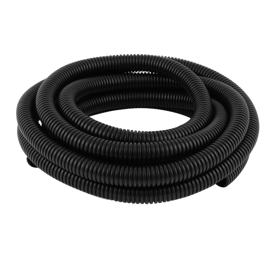 4.1 M 16 x 20 mm Plastic Corrugated Conduit Tube for Garden,Office Black