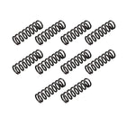 Compression Spring - 1.2mm Wire Dia, 9mm OD, 30mm Free Length Spring Steel Extension Spring,Black,10Pcs