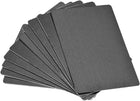 Blank Metal Business Card 80x50x0.5mm Anodized Aluminum Plate for DIY Laser Printing Black 10 Pcs