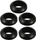 5pcs Wire Protective Grommets Black Rubber 14mm Double Sided Grommet
