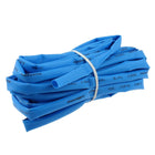 6mm Dia 10mm Flat width rate 2:1 Heat Shrinkable Tube Shrink Tubing 5M Blue