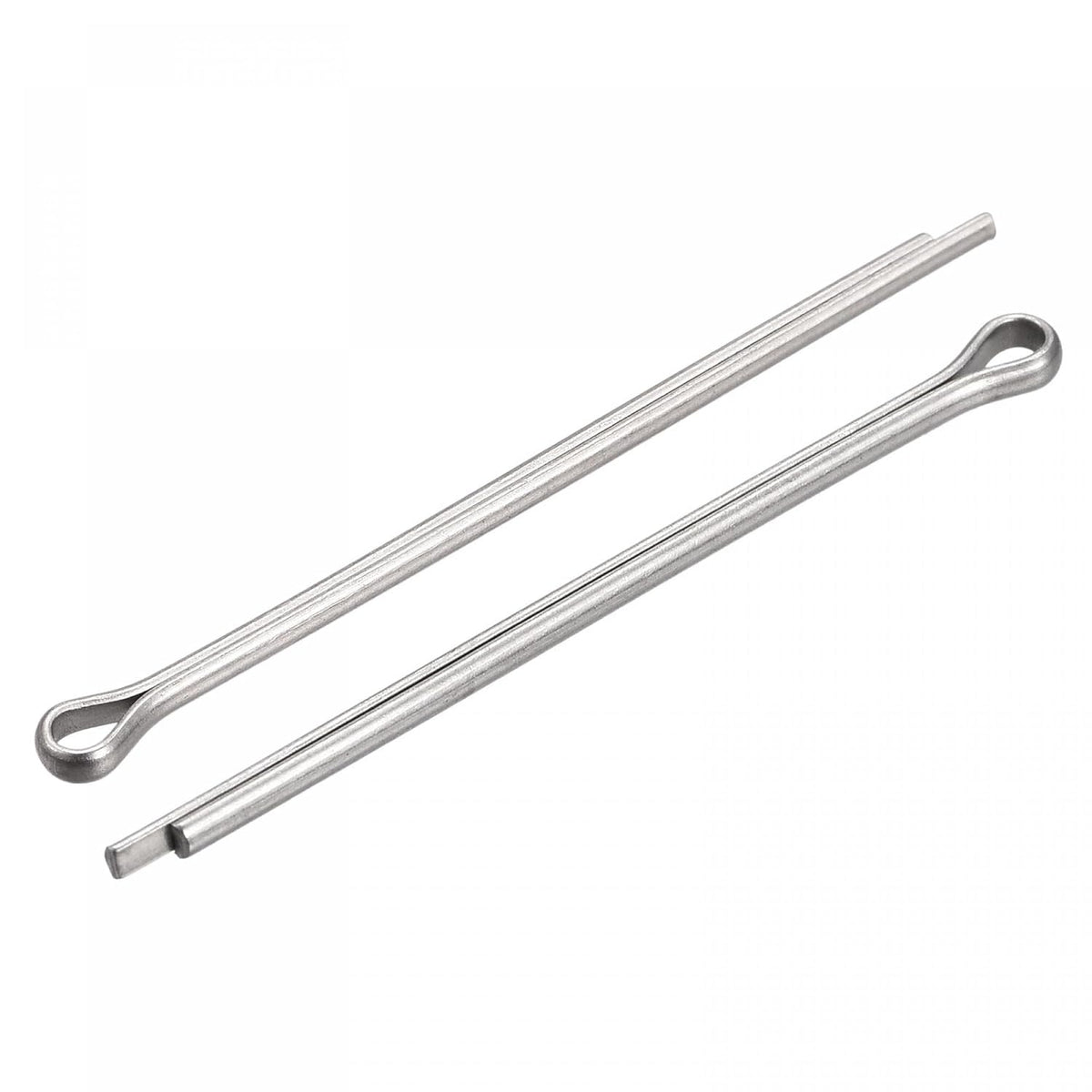 304 Stainless Steel Cotter Pins, 2mm x 40mm Hairpin Clip Fastener Fitting for Automotive, Mechanics, Silver Tone, 90Pcs