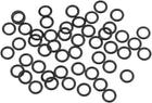 Nitrile Rubber O-Rings 6.5mm OD 4.5mm ID 1mm Width, Metric Nitrile Rubber Sealing Gasket for Automotive Machine Plumbing, Pack of 50
