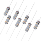 50Pcs 1 Ohm Resistor, 2W 5% Tolerance Carbon Film Resistors, 4 Bands for DIY Electronic Projects and Experiments