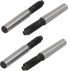 M6x21mmx50mm 45# Carbon Steel External Thread Metric Taper Pin Fasteners 4pcs