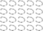 LinkMejor 200Pcs Open Jump Rings, 4mm 316 Stainless Steel O Rings, Split Rings Circle Clasp Connecting Rings for Jewelry Making Supplies Necklace Repair, Silver