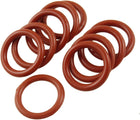 Silicone O-Ring, 22mm OD, 16mm ID, 3mm Width, VMQ Seal Rings Gasket, Red, Pack of 10