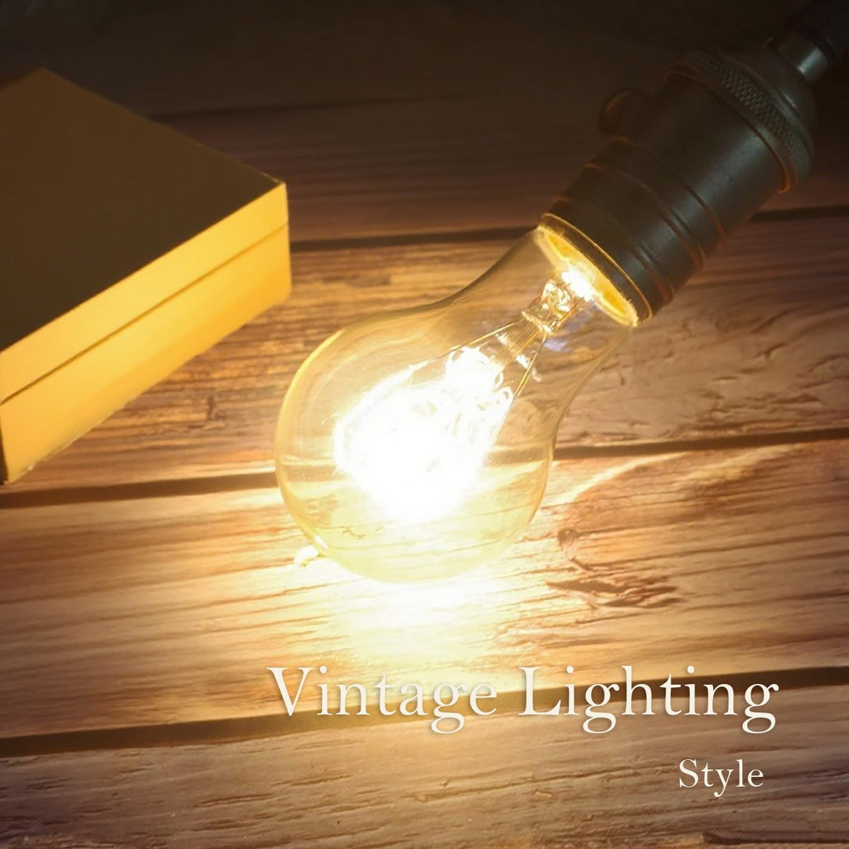 LinkMejor A60 Edison Bulbi 60 Watt Lampadine Incandescenti Regolabili, 6 Confezione