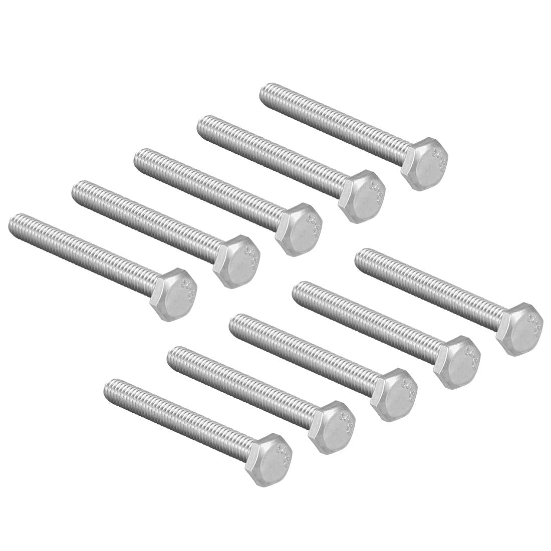 M4x35mm Hex Bolts 304 Stainless Steel Hexagon Screw Bolt 10pcs