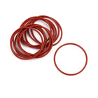 15Pcs 35mm x 1.5mm Rubber O-Rings NBR Heat Resistant Sealing Ring Grommets, Red