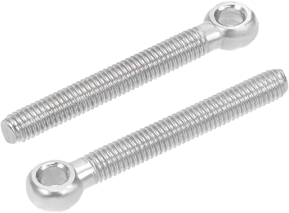 M5 x 40mm 304 Stainless Steel Machine Shoulder Lift Eye Bolt Rigging 20pcs