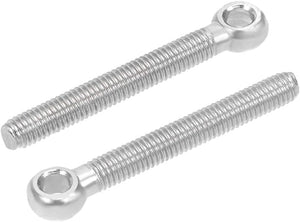 M5 x 40mm 304 Stainless Steel Machine Shoulder Lift Eye Bolt Rigging 20pcs