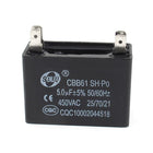 a15010500ux0891 CBB61 AC 450V 5uF 4 Soldered Terminal Rectangular Ceiling Fan Capacitor