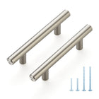 LinkMejor Puxadores de Gaveta de Aço Brushed Nickel, 3 Polegadas CC, 30 Pacote