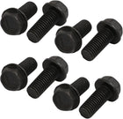 8pcs M7x16mm 8.8 Grade Hex Head Flange Left Hand Thread Bolt for Cutting Machine
