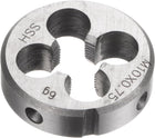 Round Threading Dies, Metric M10 x 0.75 Thread (Right Hand), High Speed Steel (HSS) Screw Cutting Die Repair Tool