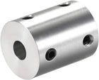 6mm to 1/4 Inch Bore Rigid Coupling Set Screw L25XD20 Aluminum Alloy,Shaft Coupler Connector,Motor Accessories